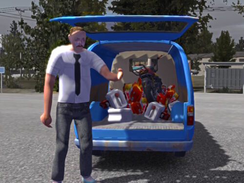 My Summer Car ONLINE- FIRST MULTIPLAYER SERVER w/MODS!! Causing Trouble  w/Pingu! (EARLY BETA) 